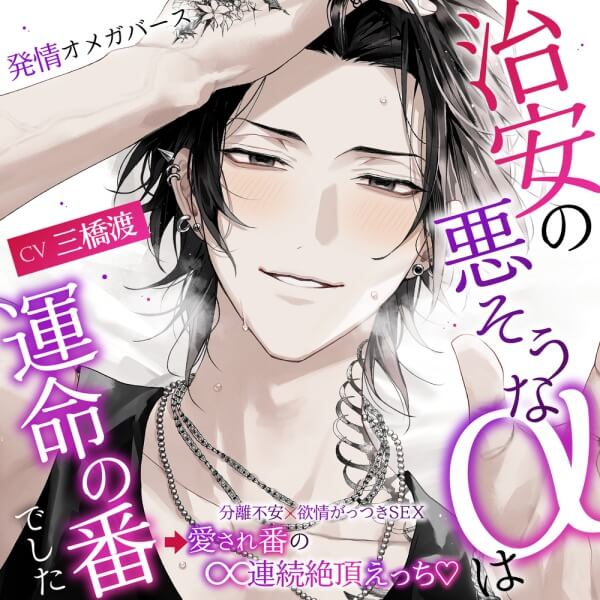 「※愛してる。お前が俺のツガイで、俺の全部だ。」治安の悪そうなαは運命の番でした～分離不安×欲情がっつきSEX⇒愛され番の∞連続絶頂えっち #発情オメガバース【出演声優：三橋渡】